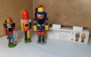 lot 435 image: (3) Colorful Nutcrackers