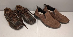 lot 387 image: (2) Pairs of Brown Mens 9 Shoes