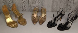 lot 476 image: (3) Pairs of Womens Formal Heels Size 6.5