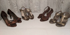 lot 479 image: (4) Pairs of Womens Heels Size 6.5