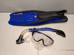 lot 332 image: Snorkeling Gear and Carrying Case