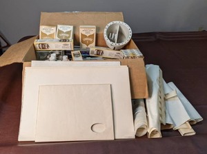 lot 266 image: Art Supplies Acrylic Paint, Polymer, Brushes, etc.