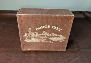 lot 273 image: Dodge City Wood Train Set