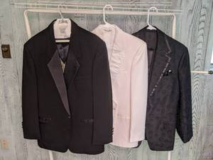 lot 496 image: Mens Tuxedos and Suit Jacket Christian Dior & Others