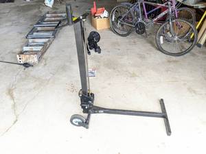 lot 10 image: MoJack EZ Mower Lift Tower and Base Only