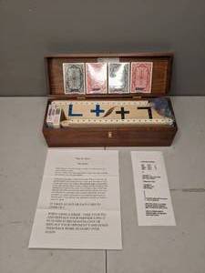 lot 714 image: Pegs and Jokers Card Game in Carrying Case - NEW