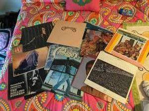 lot 566 image: Lot of (21) Vintage Albums Chicago, Billy Joel, Rolling Stones, etc.