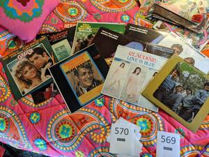 lot 569 image: Lot of (23) Vintage Albums The Beach Boys Pet Sounds, James Taylor, Three Dog Knight, etc.