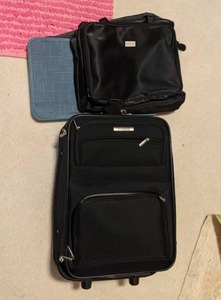 lot 579 image: Kenneth Cole Bag & Rolling Suitcase with Contents