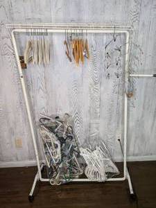 lot 546 image: Clothing Rack and Hangers