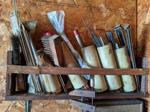 lot 743 image: Lot of Welding Rods, Brushes and Gloves