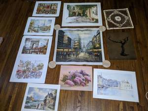 lot 680 image: Lot of Original Paintings and Prints