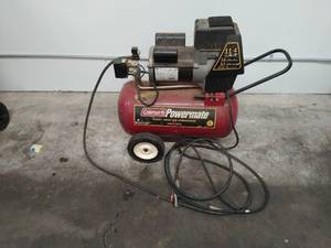 lot 14 image: Coleman Powermate Direct Drive Air Compressor