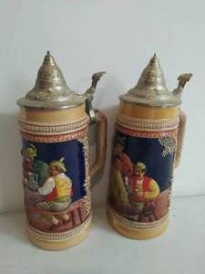lot 43 image: Set of Beer Steins