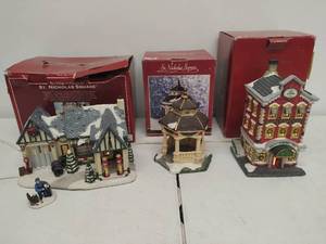 lot 201 image: St. Nicholas Square- Gas Station, Gazebo, & Dooleys Department Store