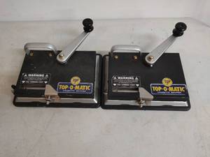 lot 176 image: Two Top-O-Matic Cigarette Machines