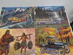 lot 195 image: Collection of Ten Teach-A-Chart Posters