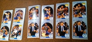 1990 NBA Hoops Uncut Cards...