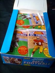 Opened Box 1990 Score NFL Series ...