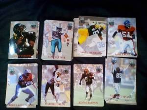1992 Pro Set Power Football Cards...
