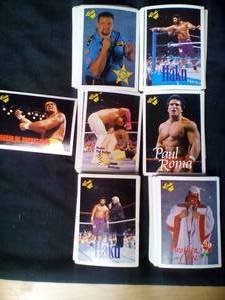 1990 WWE Wrestling Cards By Classic...