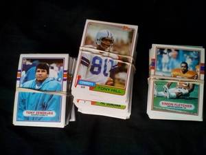 1981 & 1989 Topps Football Cards...