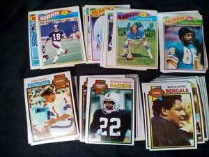 1977 & 1979 Topps Football Cards...