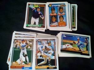 1992 Topps Baseball Cards...