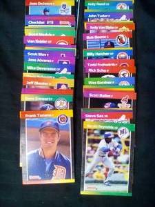 1989 Donruss Baseball Cards Many Great Players