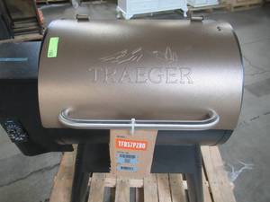 lot 221 image: Traeger Pro Series 22 Pellet Grill in Bronze TFB57PZB