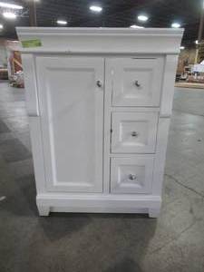 lot 234 image: Foremost Naples 24 in. W x 21-78 in. D x 34 in. H Vanity Cabinet Only in White NAWA2421D