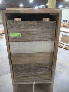 lot 237 image: Rustic Linen Cabinet 16 in. W x 14 in. D x 58 in. H 2256838