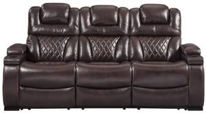 lot 47 image: Signature Design by Ashley Warnerton Power Reclining Sofa 7540715 - BRAND NEW NO RESERVE
