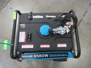 lot 5 image: Pulsar 6,5805,500-Watt Dual Fuel GasolinePropane Powered Recoil Start Portable Generator with CARB Compliant 274 cc Engine HD6580B