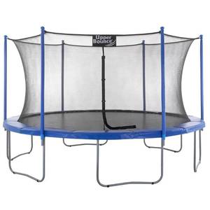 lot 119 image: Upper Bounce 15 ft. Trampoline Enclosure, UBSF01-15 - Open Carton and 1 of 2 Carton - For Parts.