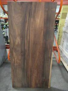 lot 605 image: Live edge, Walnut VanityTable Top Small CrackScratch.
