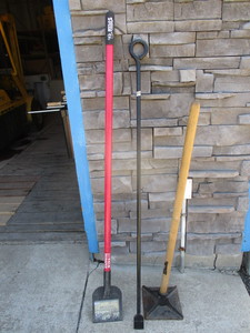 2 ice scrapers compactor