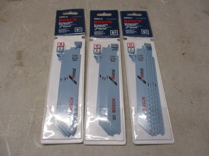 New Bosch Sawzall Blades