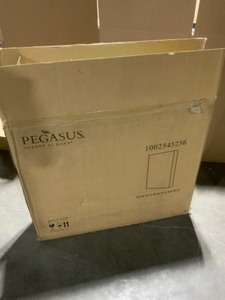 PEGASUS 24 IN. X W 30 IN. H X 5-12 D FRAMED RECESSED OR SURFACE-MOUNT BATHROOM MEDICINE CABINET IN OIL RUBBED BRONZE. SEE PICTURES