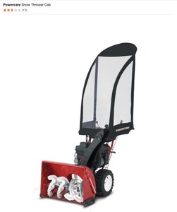 POWERCARE SNOW THROWER CAB. SEE PICTURES