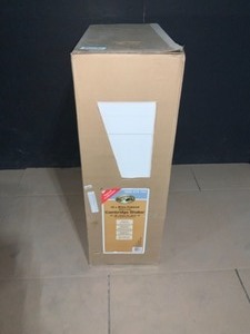 lot 6 image: HAMPTON BAY CAMBRIDGE SHAKER ASSEMBLED 12 IN. X 34.5 IN. X 24.5 IN. BASE CABINET W 1 SOFT CLOSE DOOR IN WHITE. SEE PICTURES