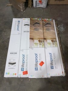 lot 24 image: ASSORTED LIFEPROOF VINYL PLANK FLOORING. VARIOUS COLORS. SEE PICTURES