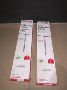lot 46 image: HOUSEHOLD ESSENTIALS STEEL T-ASSEMBLY(4-PIECE)