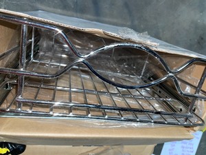 lot 49 image: HOME DECORATORS COLLECTION 14 IN. W WIRE PULL-OUT BASKET. SEE PICTURES