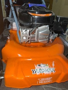 lot 88 image: YARDMAX 21 IN. 170CC OHV WALK BEHIND GAS PUSH MOWER 3-IN-1 MULCH, SIDE DISCHARGE, AND REAR BAG. SEE PICTURES