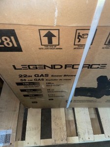 lot 93 image: LEGEND FORCE 22 IN. TWO-STAGE GAS SNOW BLOWER WITH RECOIL START. SEE PICTURES