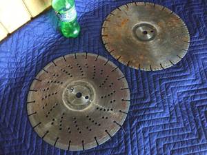 lot 13 image: 2 -14 Diamond Cut-off Blades