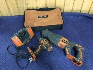 lot 19 image: Ridgid 18v Cordless Tools