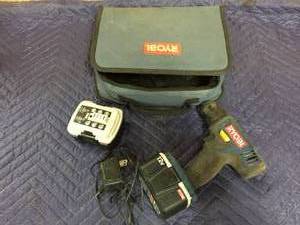 lot 22 image: Ryobi 12v Cordless Drill Set
