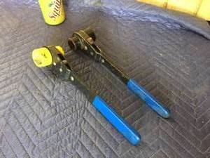 lot 62 image: 2 - Dual Socket Pass-Thru Water Main RatchetWrench